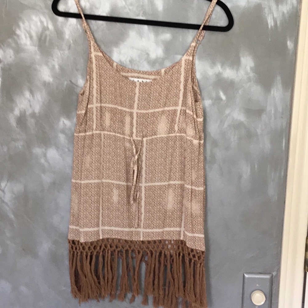 CAbi Summer spaghetti strap top XS